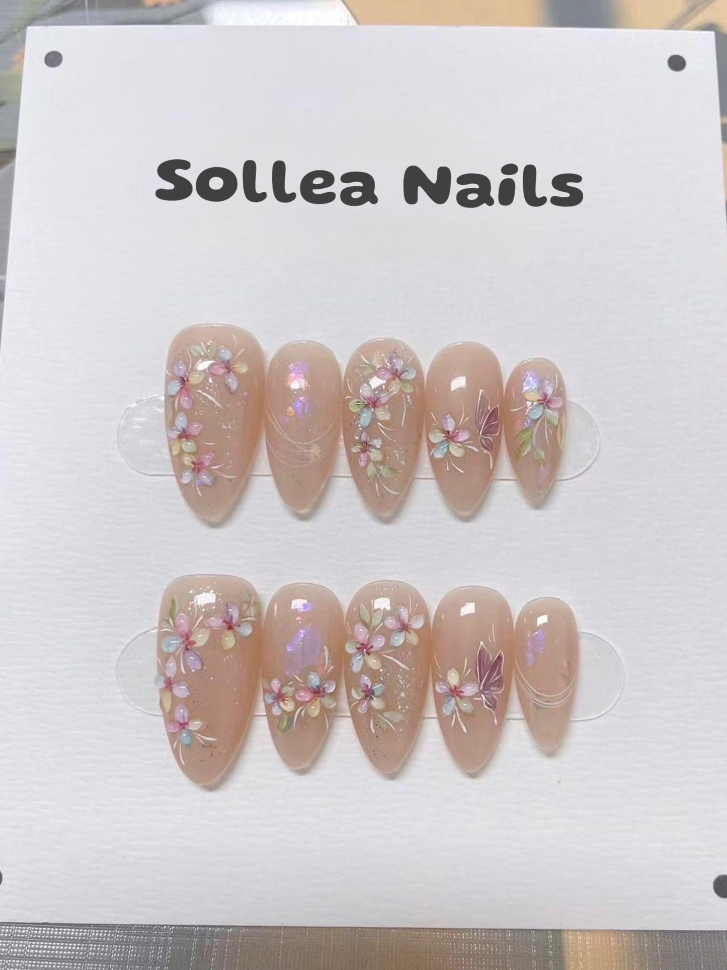 Nude Garden Nails
