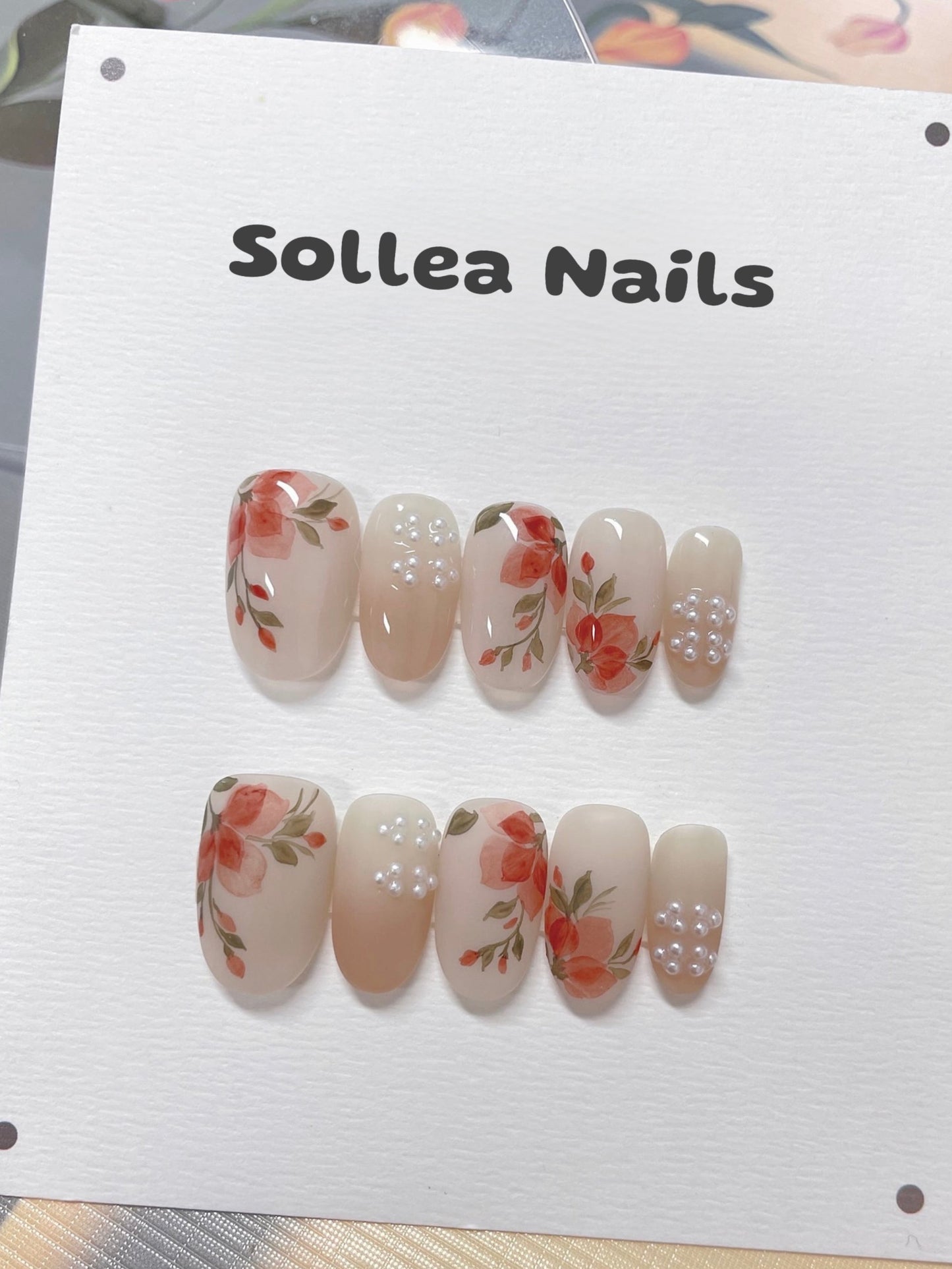 Blossom Pearl Nails