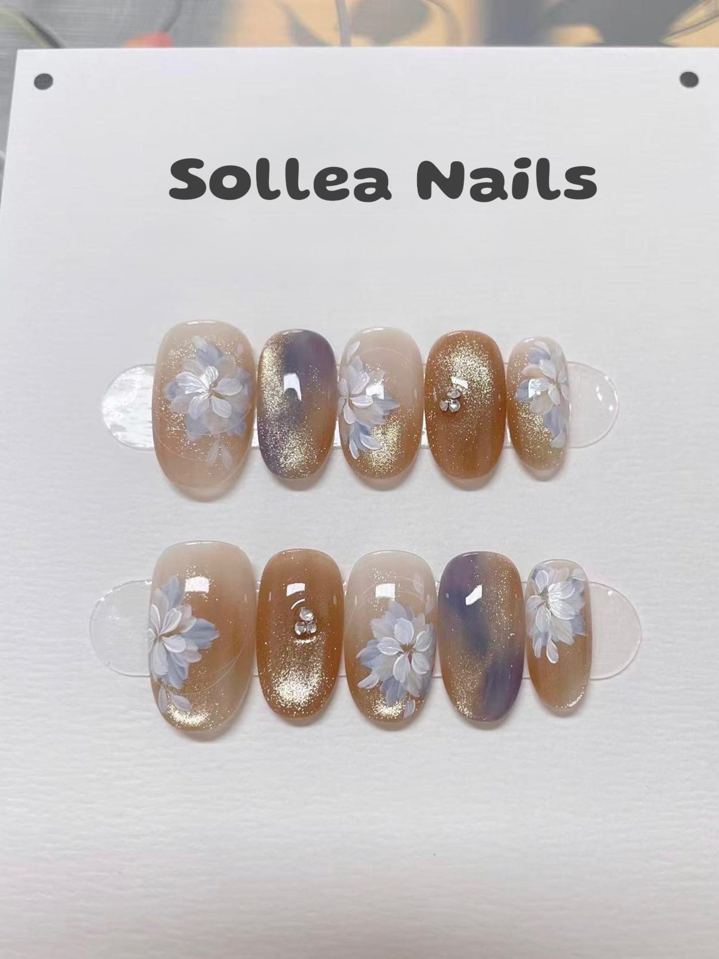 Orchid Dust Nails