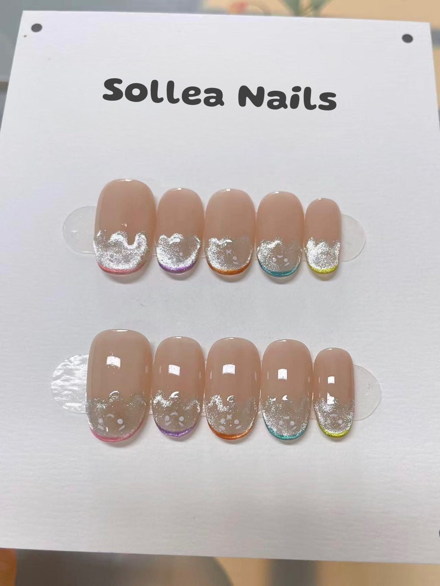 Candy Spark Nails