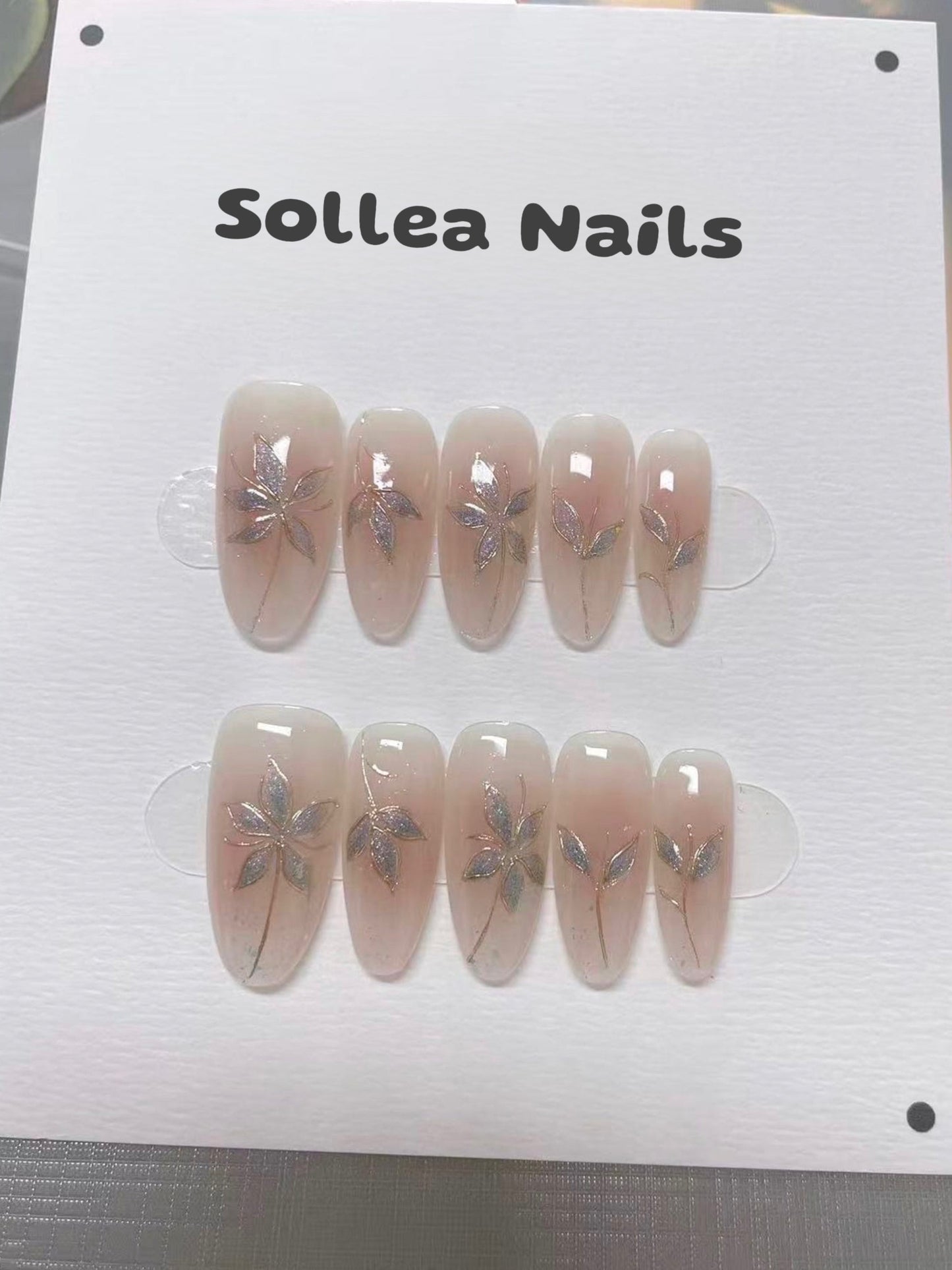 Flower Petal Nails