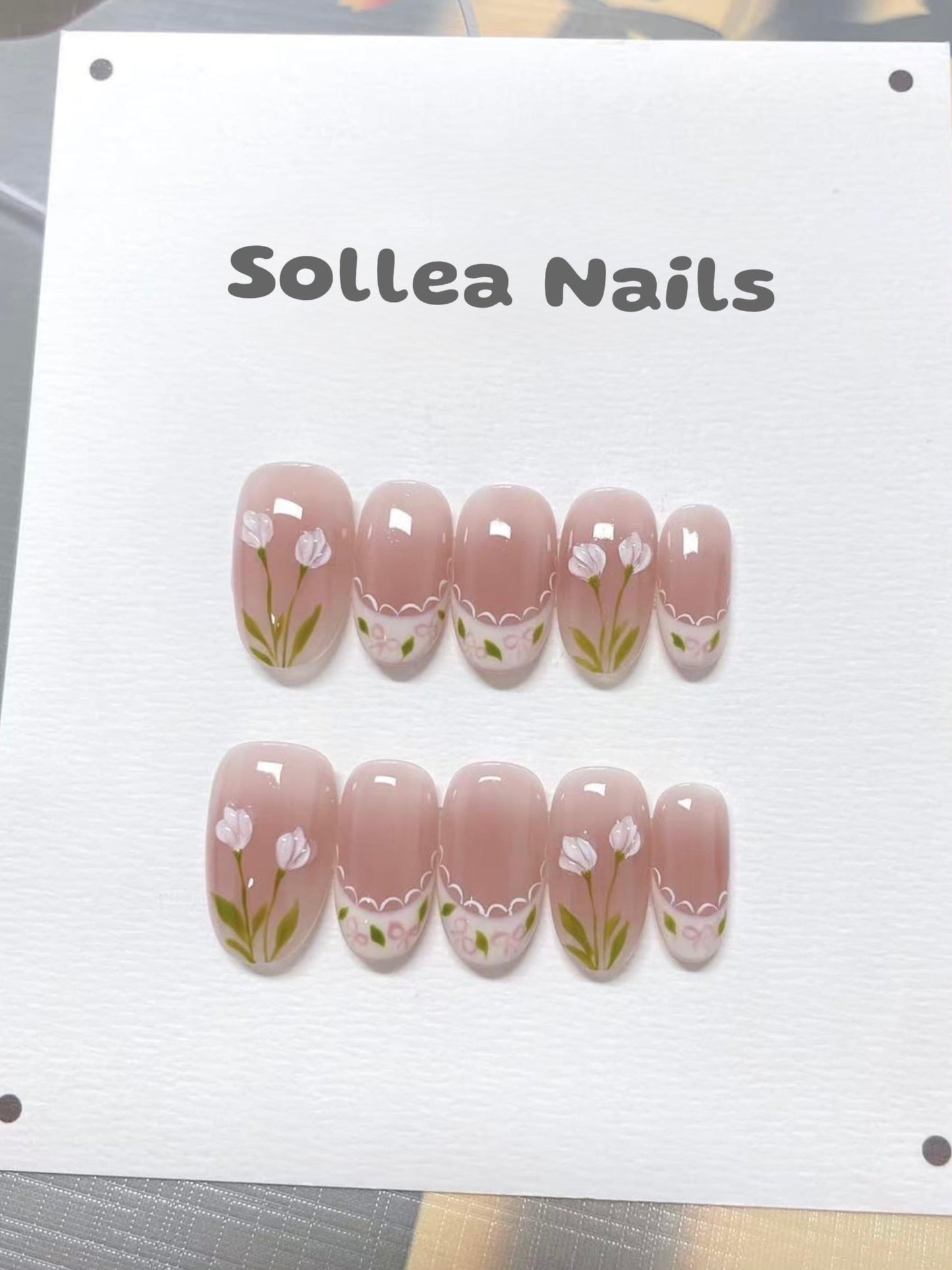 Tulip Blush Nails