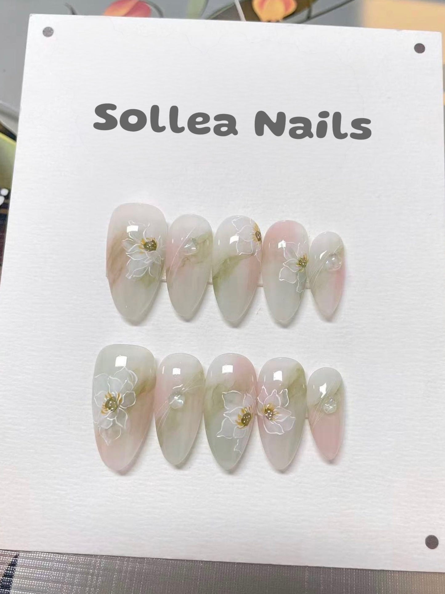 Pastel Bloom Nails