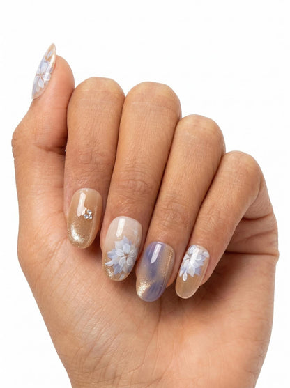 Orchid Dust Nails