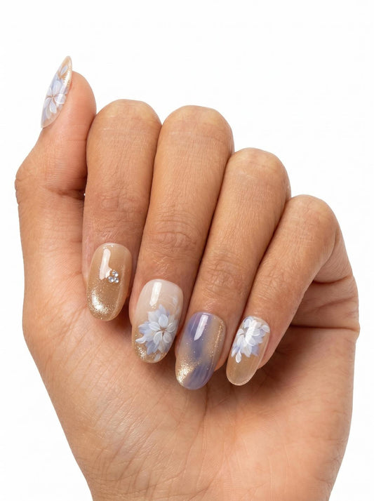 Orchid Dust Nails