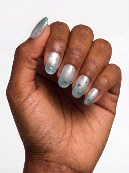 Cloudlight Shine Nails