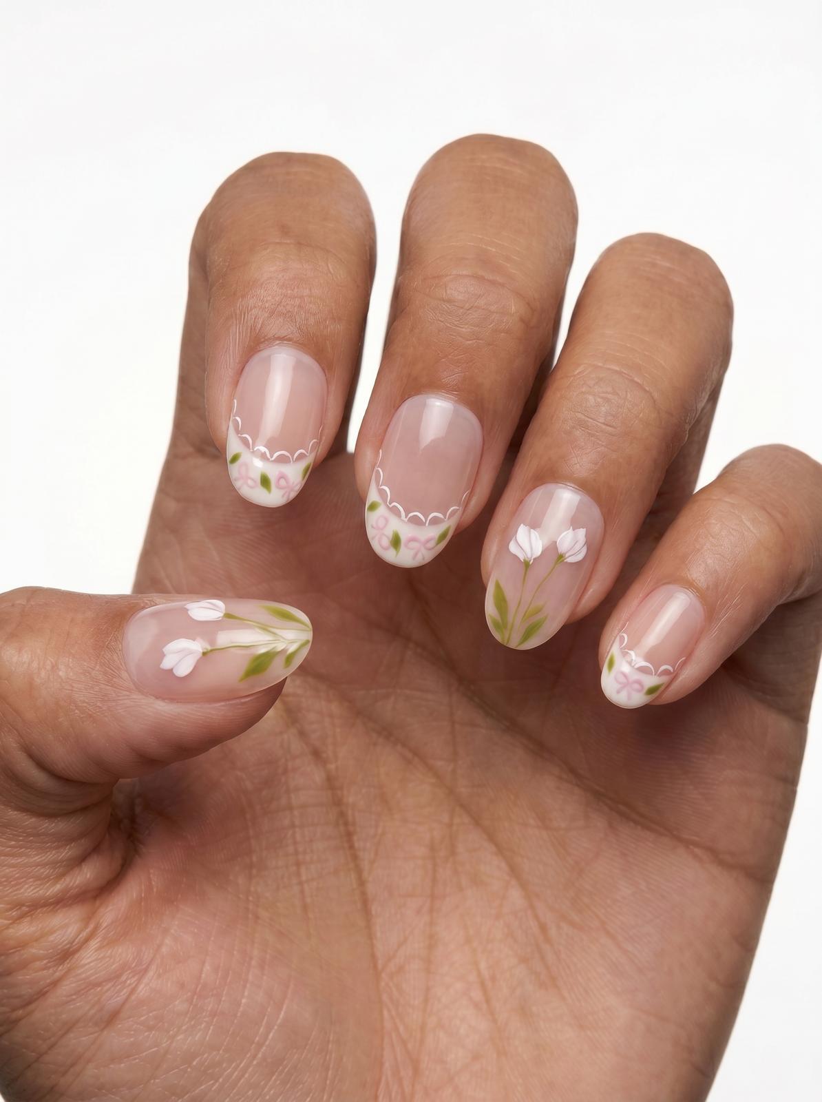 Tulip Blush Nails