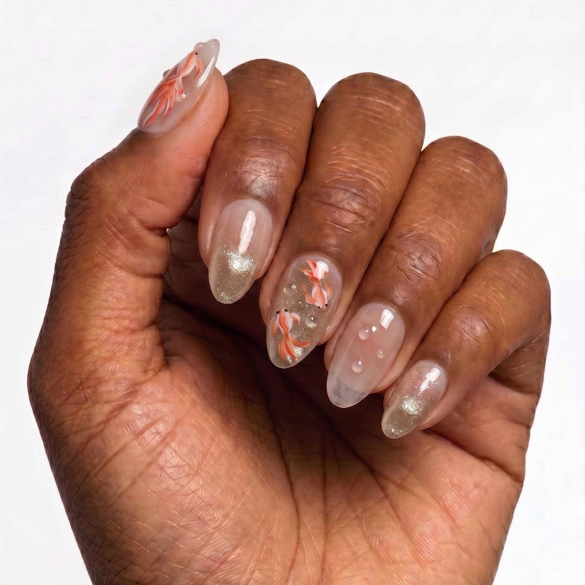 Butterfly Koi Nails