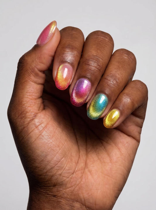 Bright Mirage Nails