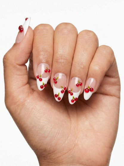 Bubble Cherry Nails