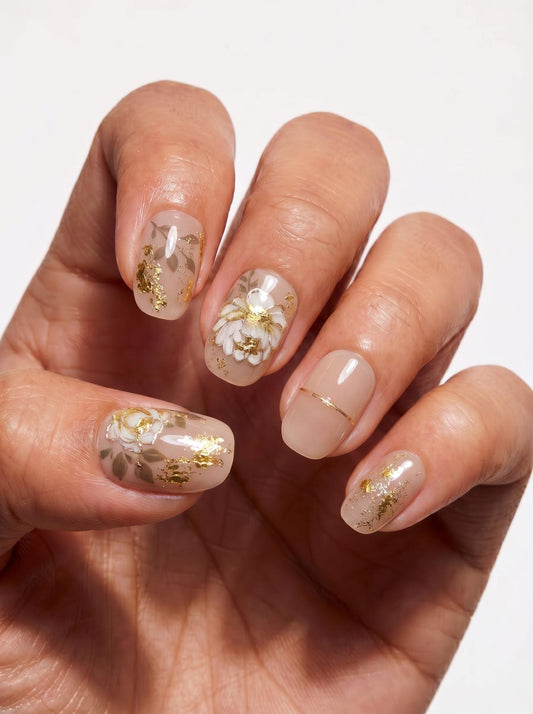 Brushed Bloom Nails