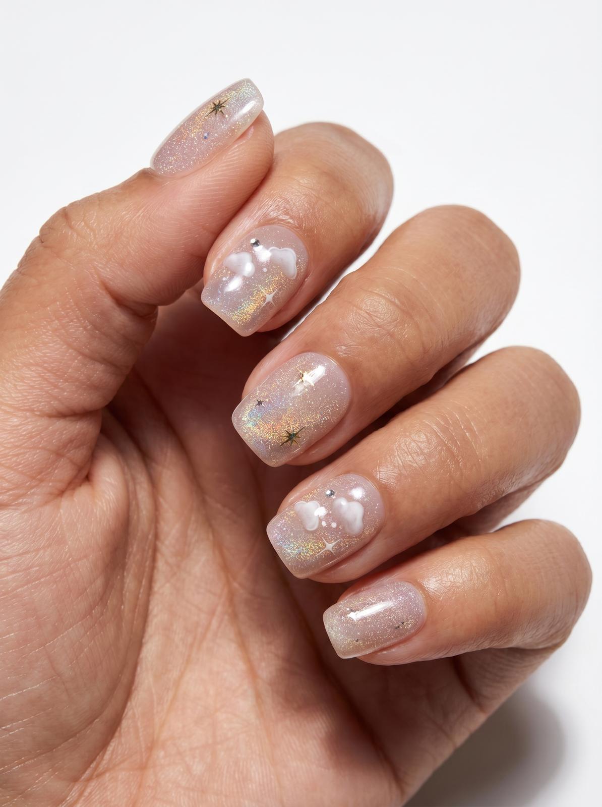 Ripple Star Nails