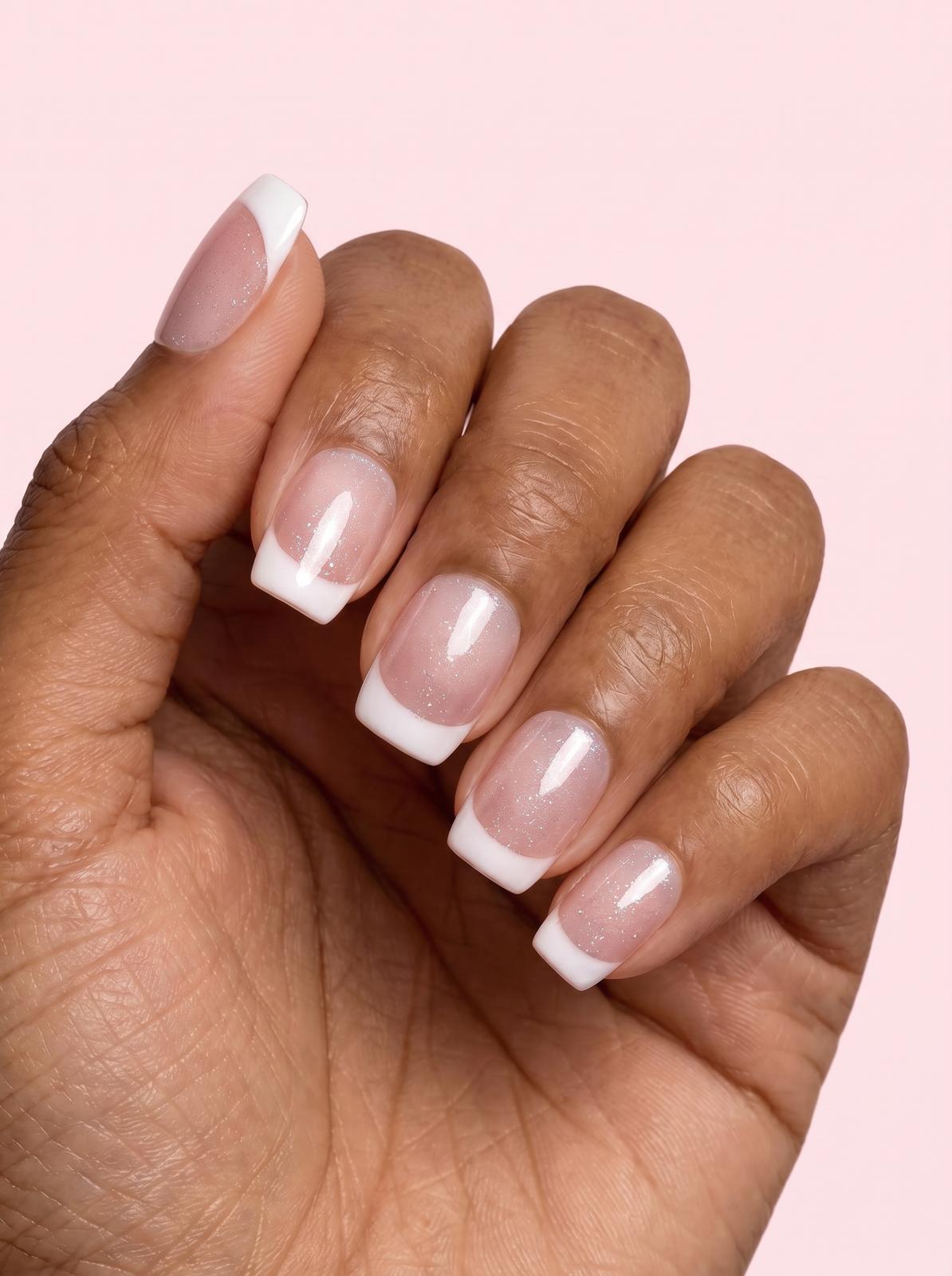 Blissful French Duo Nails