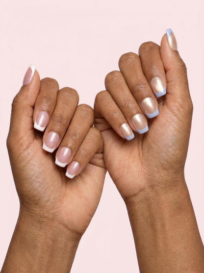 Blissful French Duo Nails