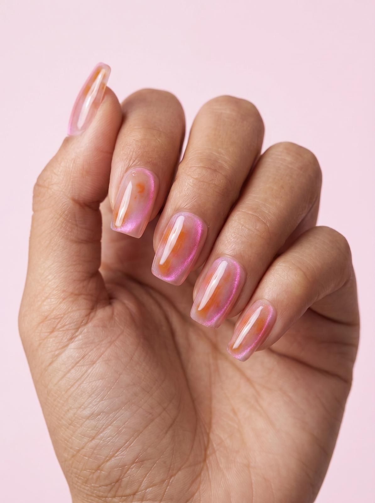 Amethyst Fade Nails