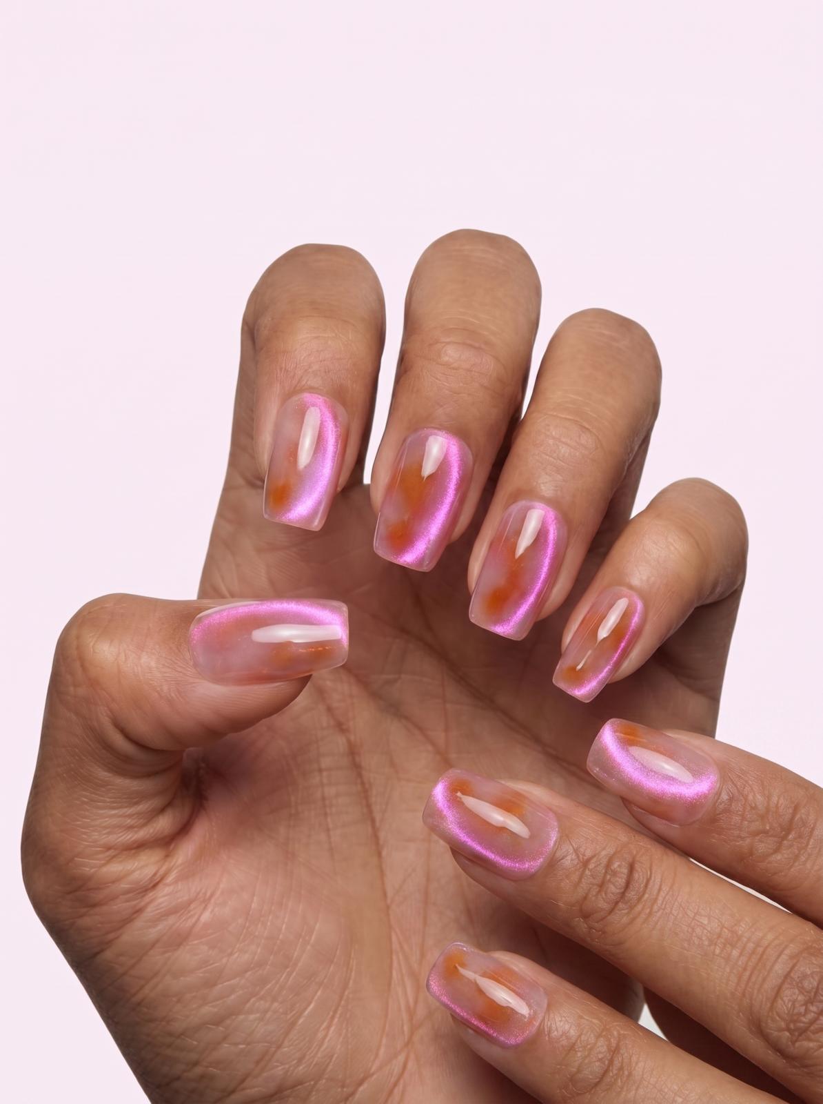 Amethyst Fade Nails