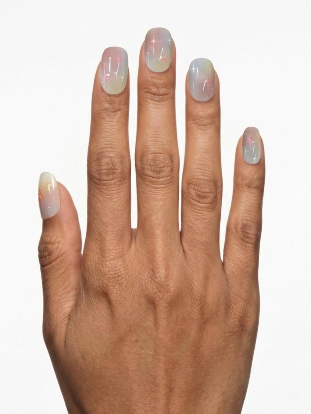 Pastel Stardust Nails