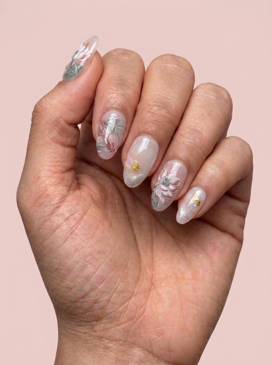Amber Roseveil Nails
