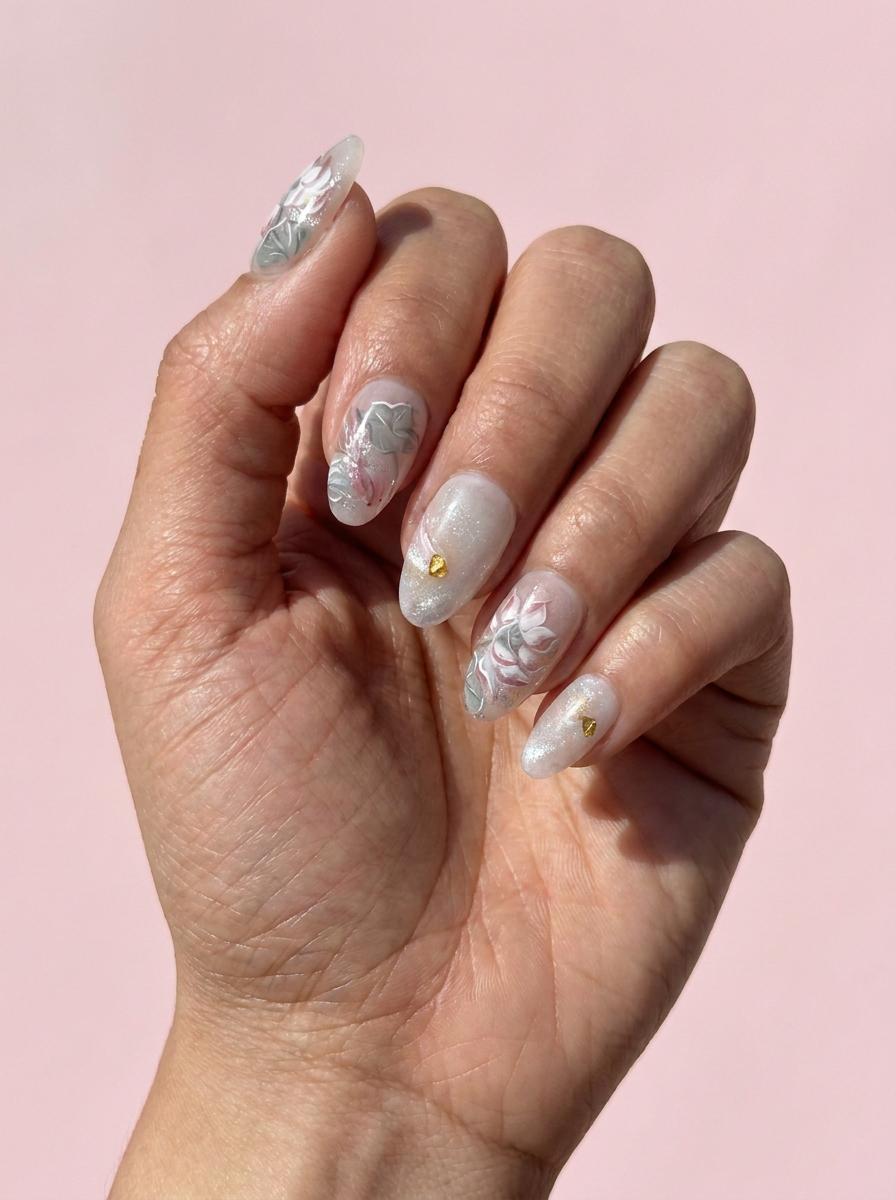 Amber Roseveil Nails