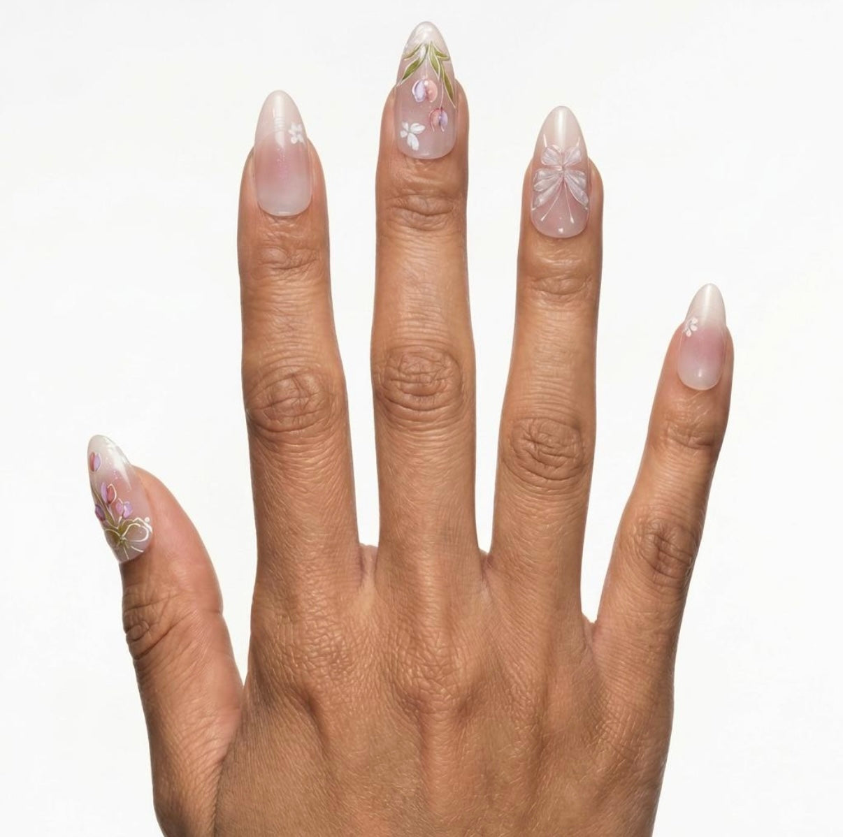 Tulip Butterfly Whisper Nails