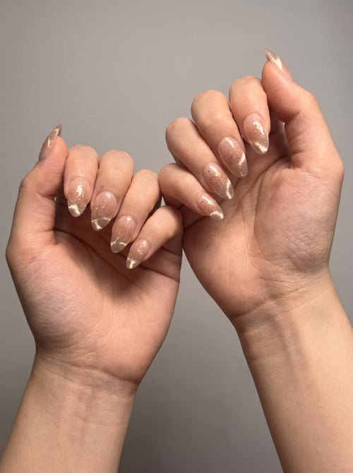 Glow Ombre Nails
