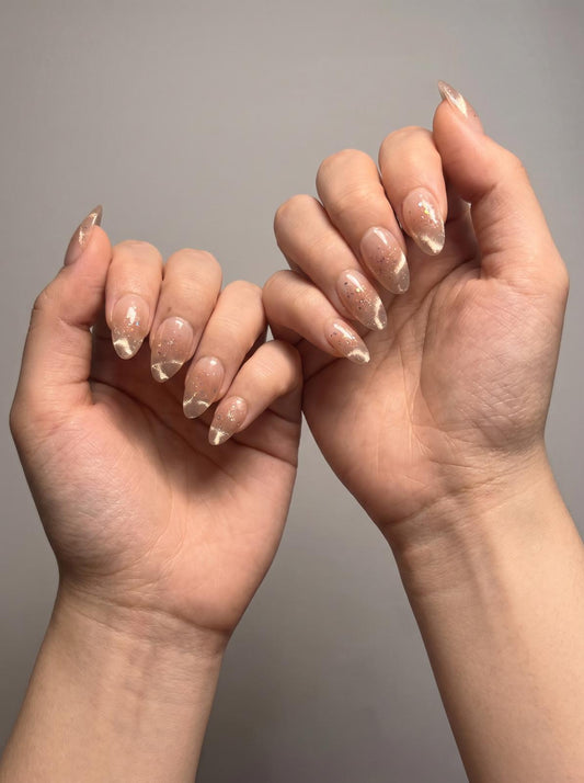 Glow Ombre Nails