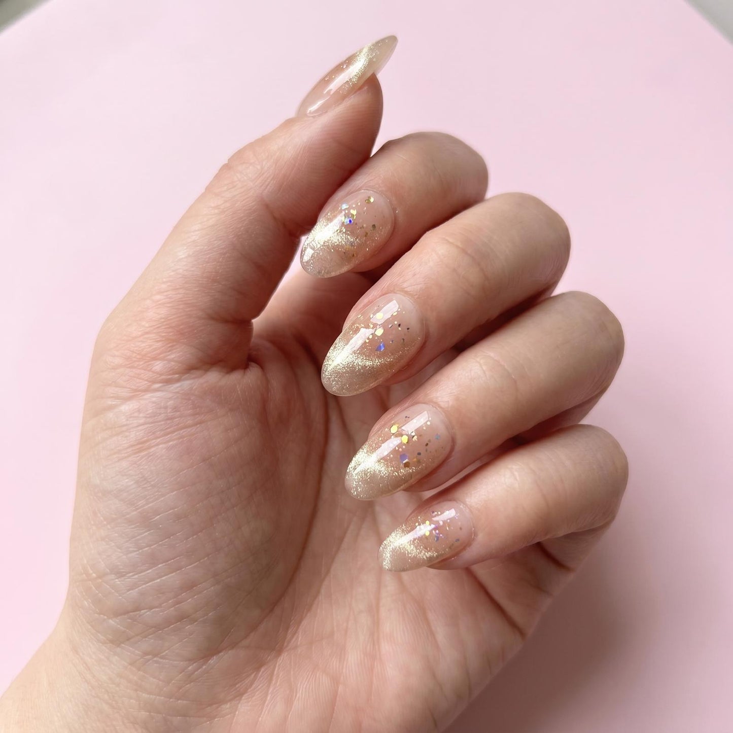 Glow Ombre Nails