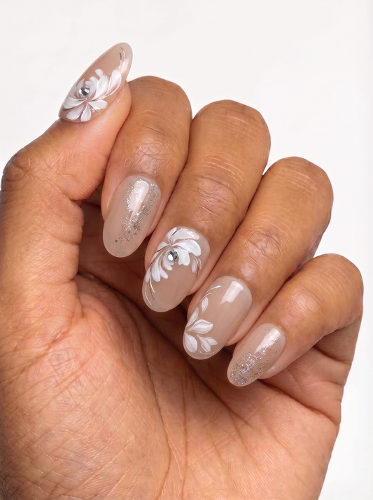 Ivory Petal Sparkle