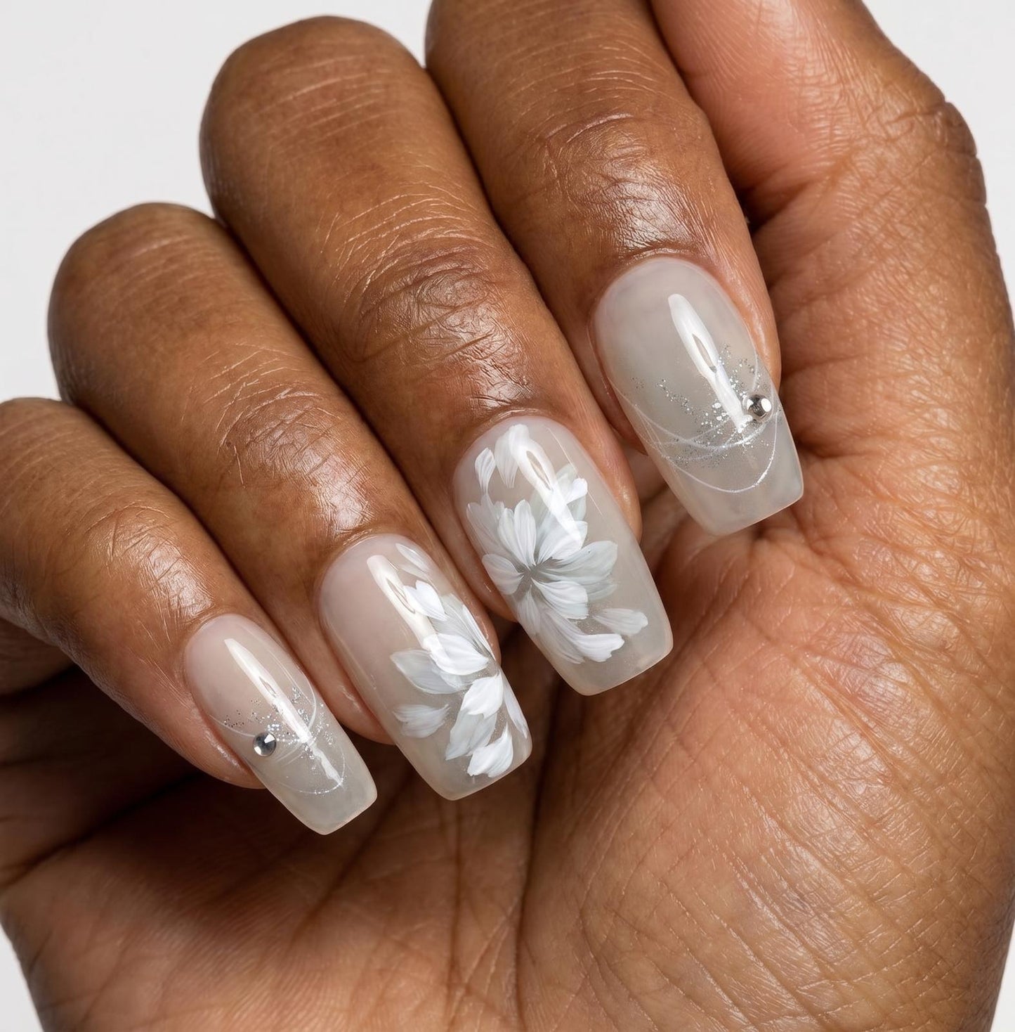 Misty Bloom Nails