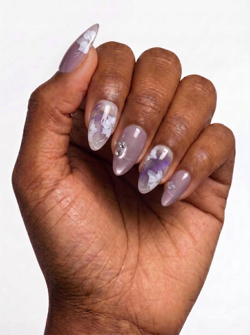 Lavender Bloom Nails
