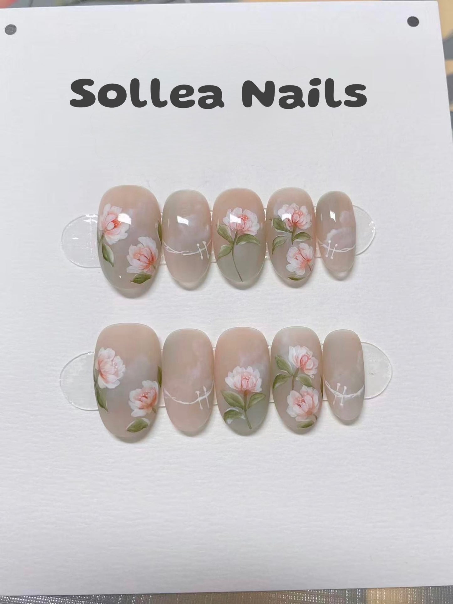 Floral Harmony Nails