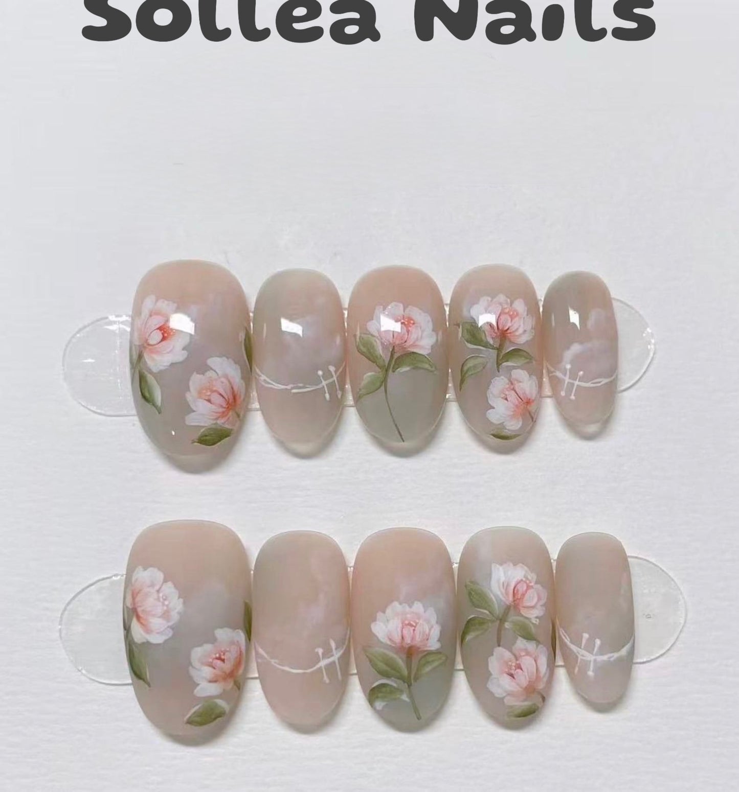 Floral Harmony Nails