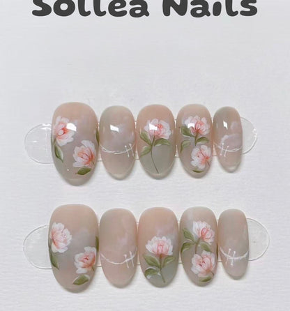 Floral Harmony Nails