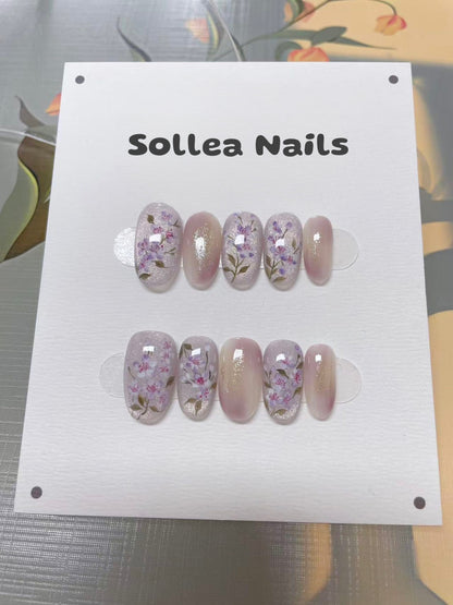 Violet Whisper Nails