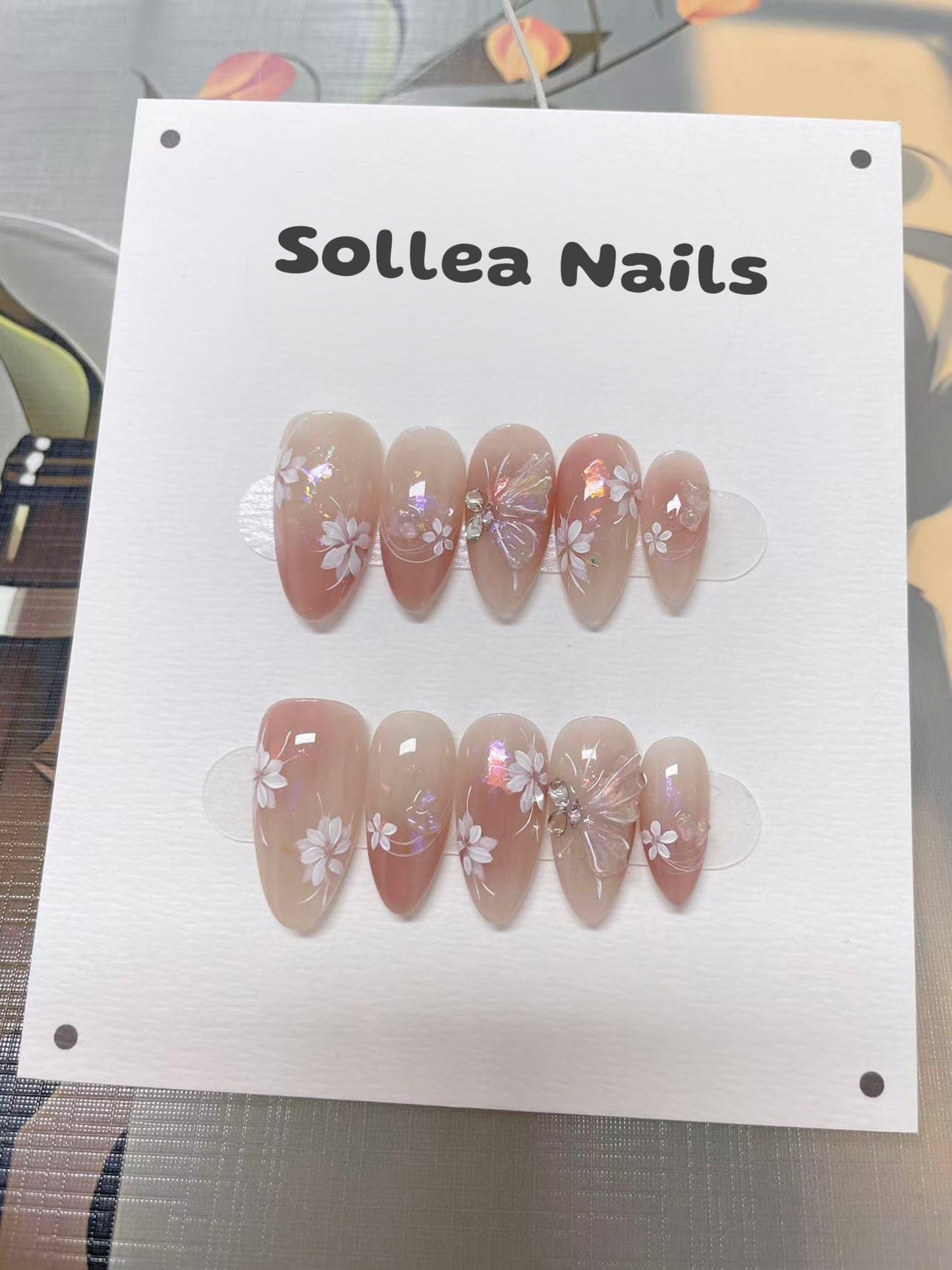 Butterfly Bloom Nails