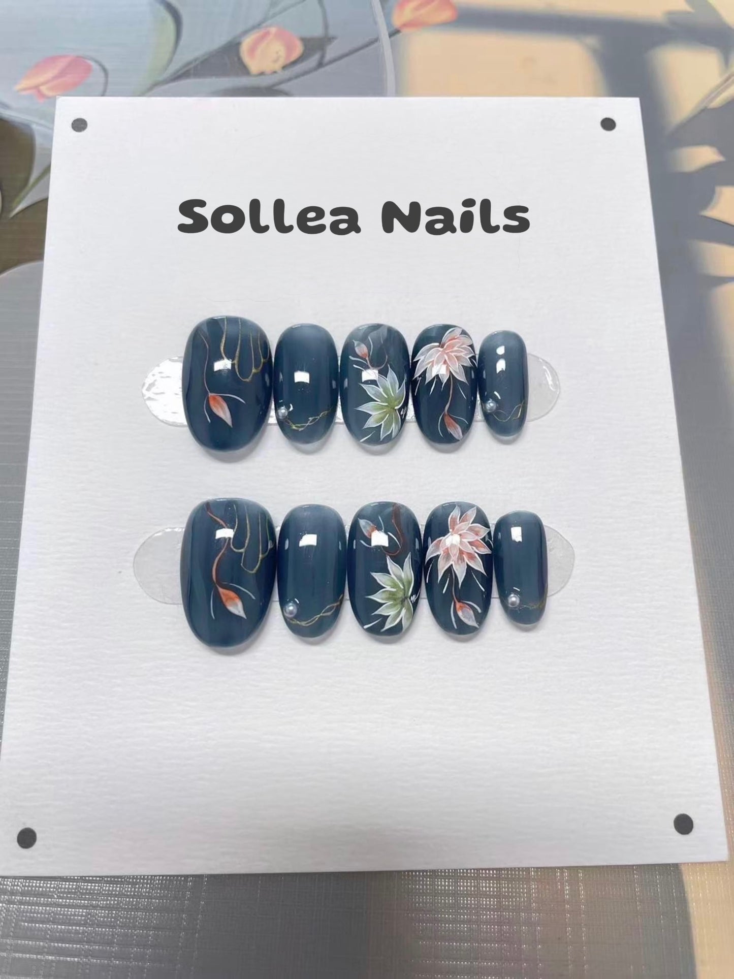 Midnight Garden Nails