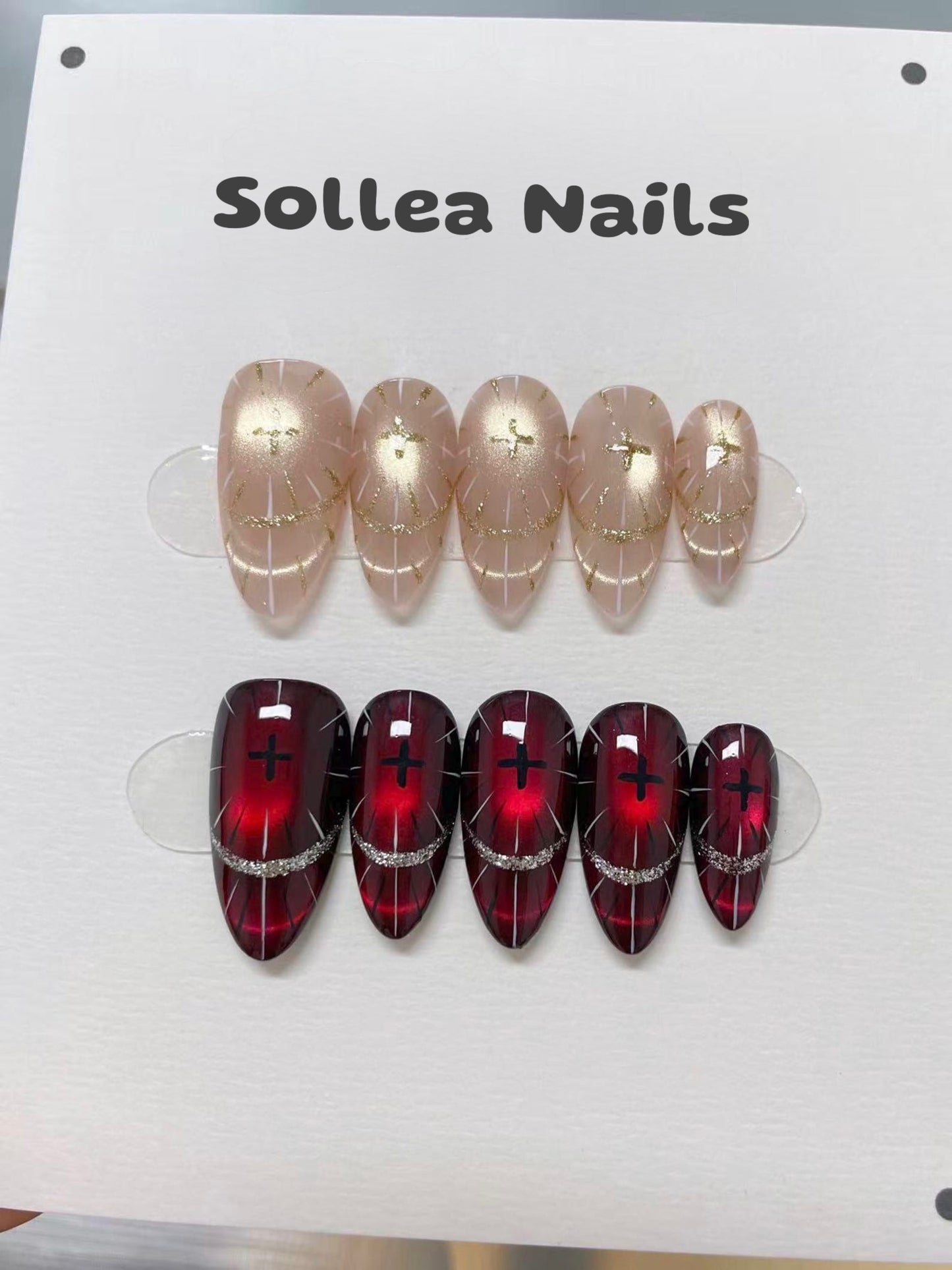 Radiant Contrast Nails