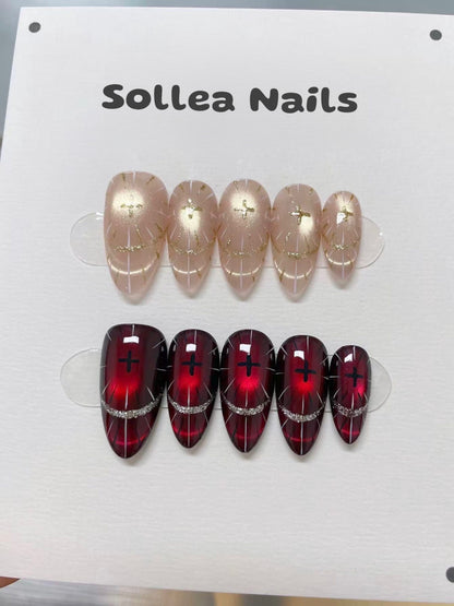 Radiant Contrast Nails