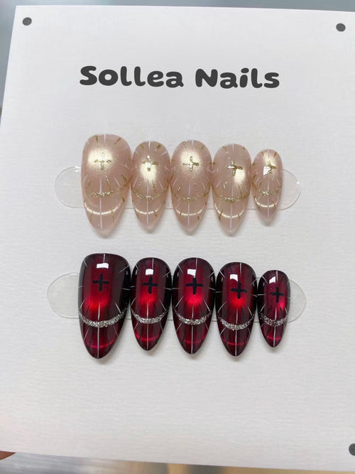 Radiant Contrast Nails