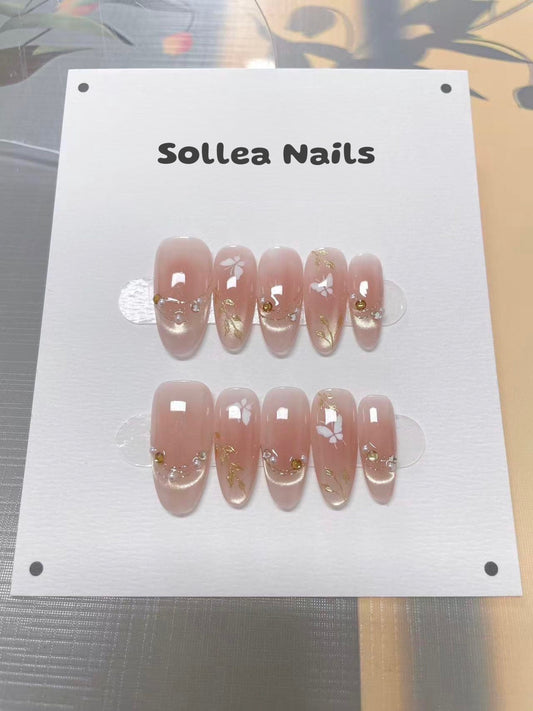 Butterfly Bloom Nails