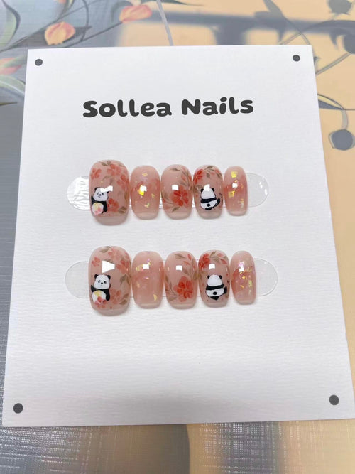 Panda Garden Nails
