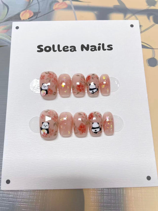 Panda Garden Nails