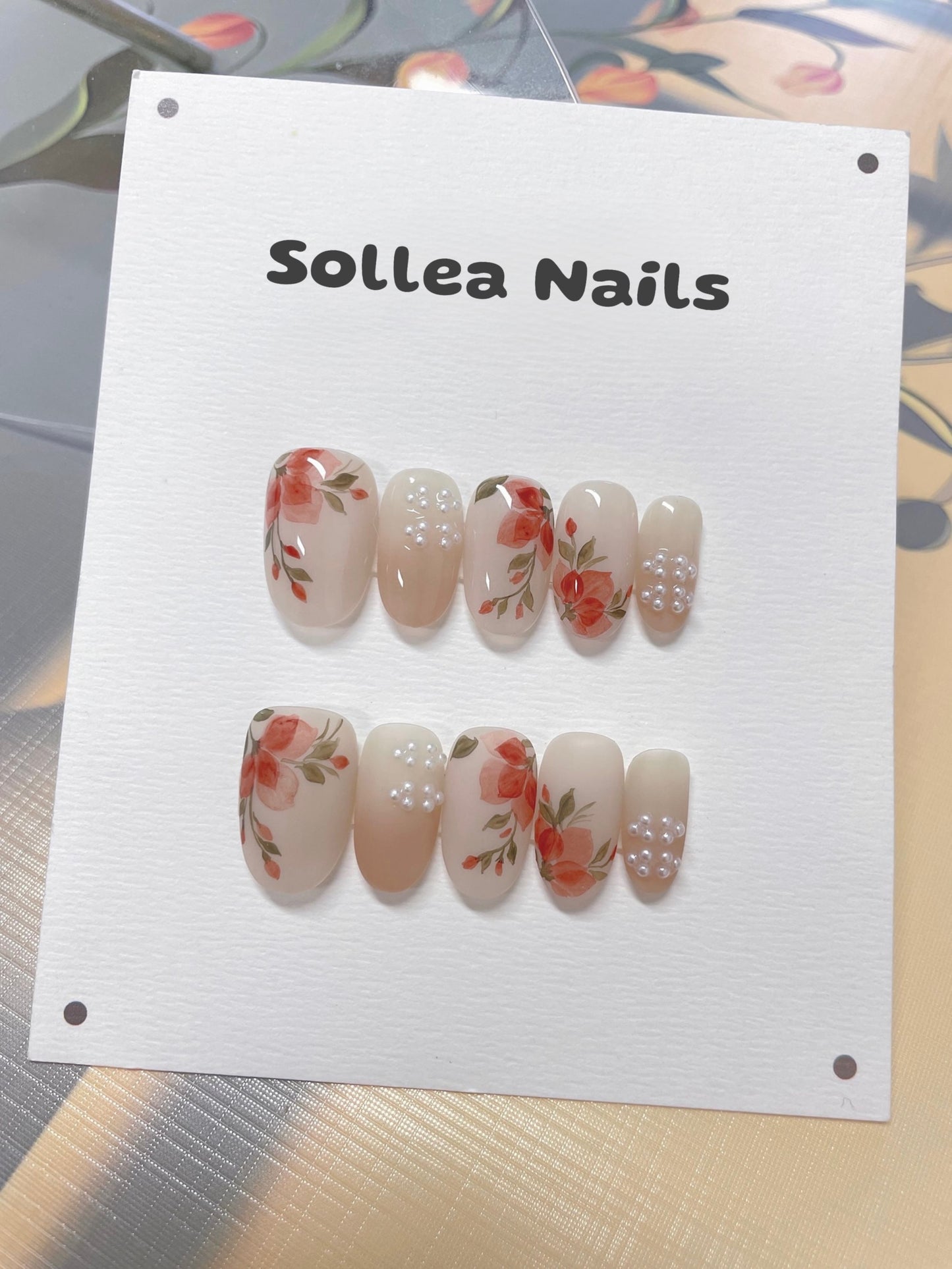 Blossom Pearl Nails
