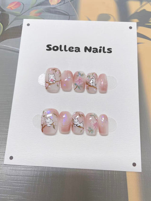 Blossom Whimsy Nails