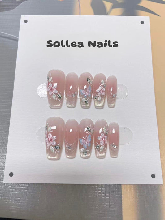 Butterfly Garden Nails