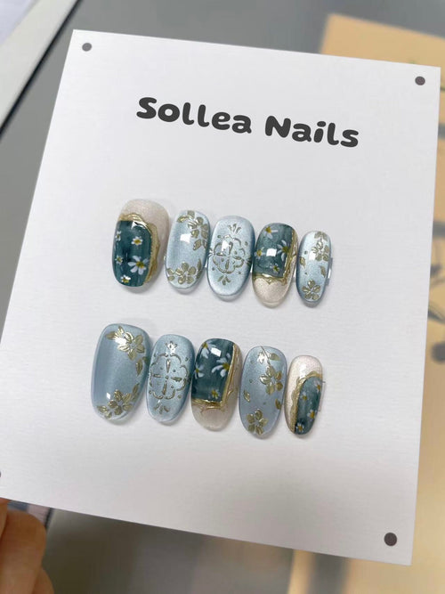 Emerald Breeze Nails