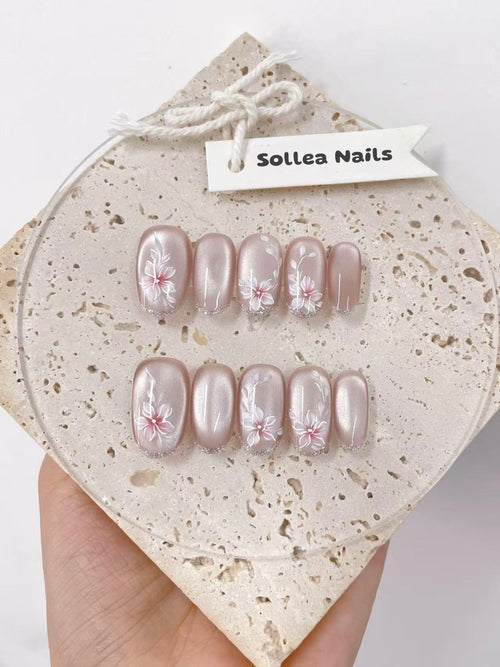 Petal Whisper Nails