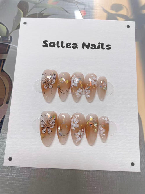 Butterfly Bloom Nails