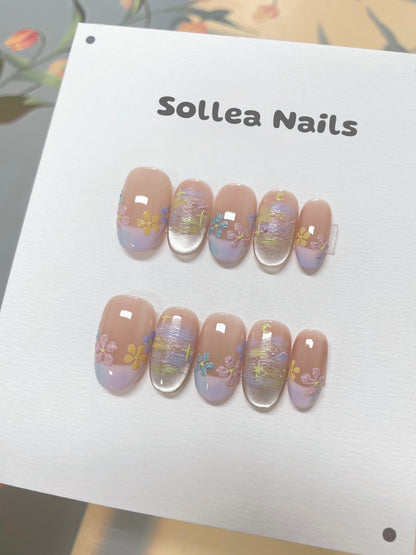 Dreamy Garden Nails