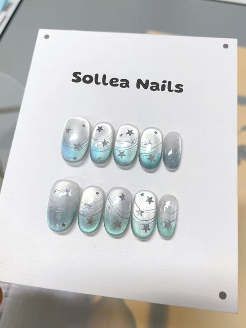 Stardust Waves Nails